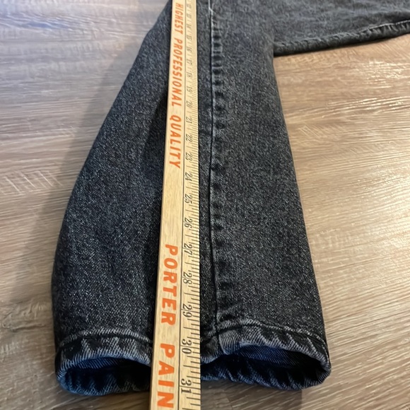 VINTAGE Levi’s Silver Tab 900 Series Acid Wash 80s 90s Black Denim Stone Wash - Picture 5 of 9